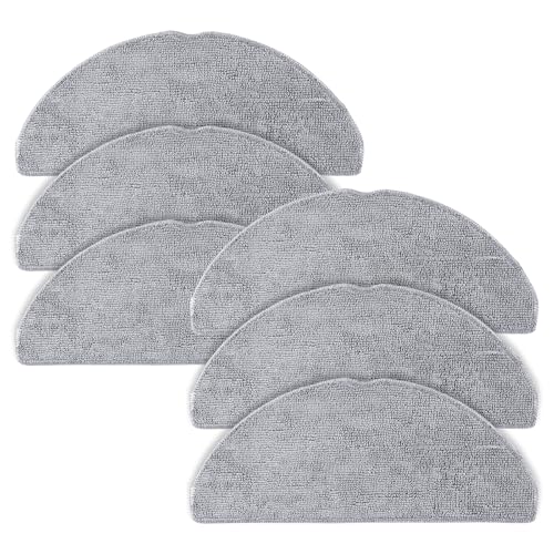 VIEWALL 6 Pack Microfiber Mop Cloths for Roborock