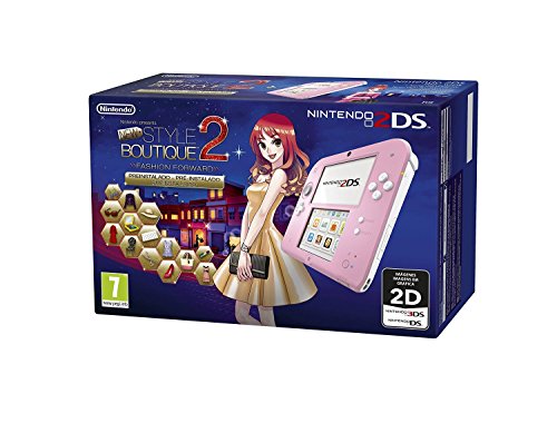 Nintendo 2DS - Consola, Color Rosa + New Style Boutique 2 (Preinstalado) - [Edizione: Spagna]