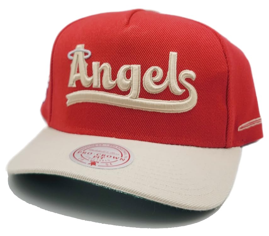 Mitchell & Ness Gorra Snapback Rojo y Beige miniatura 2