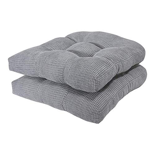 Tyler Chair Pad Seat Cushion, Memory Foam, Comfort and Softness, Reduces Pressure and Contours to Body, Washable, 15.5 x 15.5 Inches