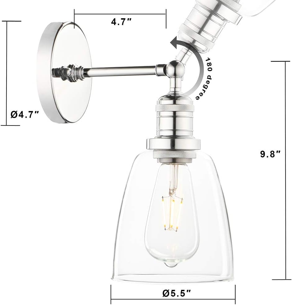Aplique de pared industrial para iluminar espacios oscuros con estilo NOKTAI 6
