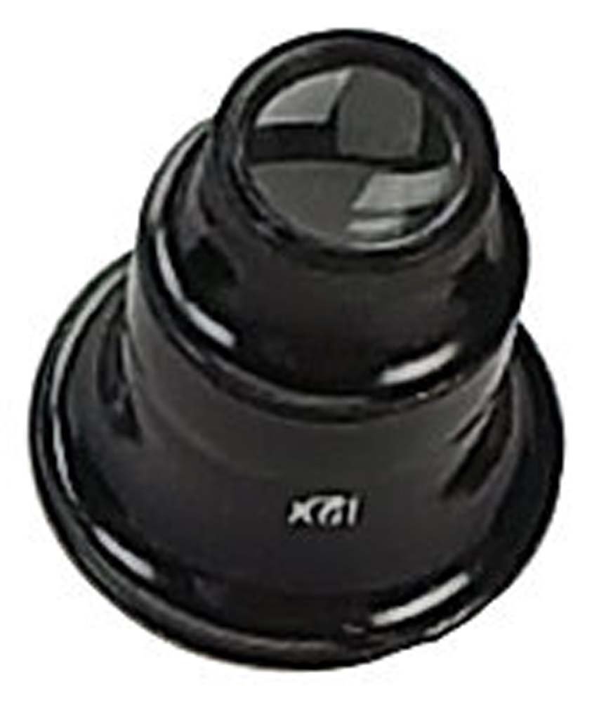 MAXIMIZE Black Double Lens Jeweler's Loupe | 5X & 7X Power Magnification | Compact & Lightweight Optics | 12X Combined Power | Ideal for Jewelers & Professionals