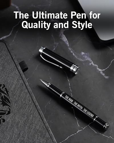 Image of InnoBeta Personalized Notebook for Men, Hardcover Leather Journal for Writing, Travel, Business, Work & School, Note Taking, A5 Diary Notepad, 5.7 inchx8.3 inch Black, K
