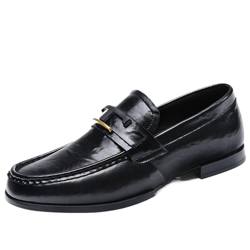 Men's Lightweight Oxford Dress Shoes Casual Business Wedding Office Slip-On Comfortable Casual Wedding Work