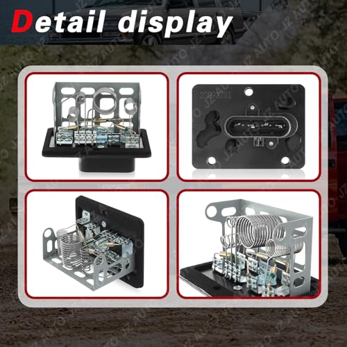 Image of Blower Motor Resistor 15094285 Fit for Chey Blazer S10 Pickup AC Blower Control Module Suburban Fullsize Blazer Tahoe GMC Jimmy S15 Pickup Ols