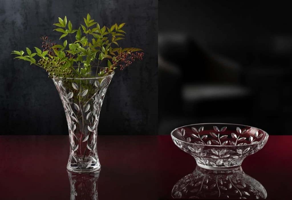 Vase - Round Opening Glass Vase - for Flowers - Roses - Designed - 11.75" H - by Barski - Made in Europe - Image 3