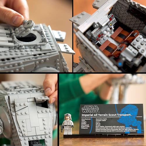 LEGO Star Wars AT-ST Walker Bouwset voor Volwassenen, Ultimate Collector Series Bouwmodel, Displayset om te Verzamelen, Cadeau voor je Partner en Echte Fans 75417 - Afbeelding 6