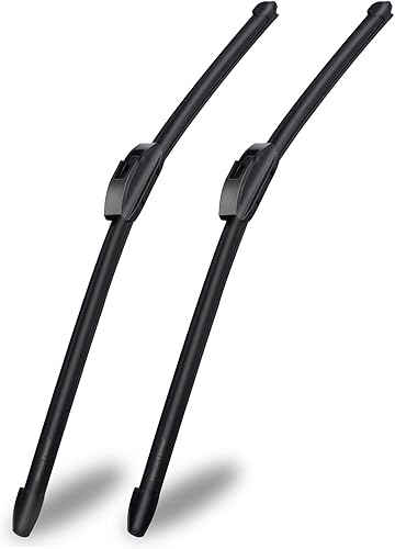 Limpiaparabrisas delantero universal con calidad de fabricante original, de 24 y 18 pulgadas, con gancho en JU, repuesto para automóvil, silencioso