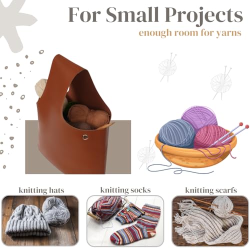 Togetrue YBG001 Yarn Bag, Knitting Crochet Tote Bag thumb #3