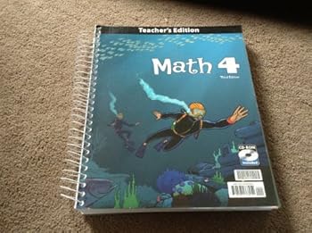 Paperback Math Grade 4 Teacher's Edition with CD 3rd Edition Book