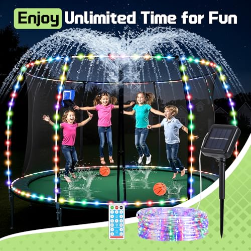 image for UMMNPR Trampoline Accessories Kit, Basketball Hoop with 3 Mini Basketb