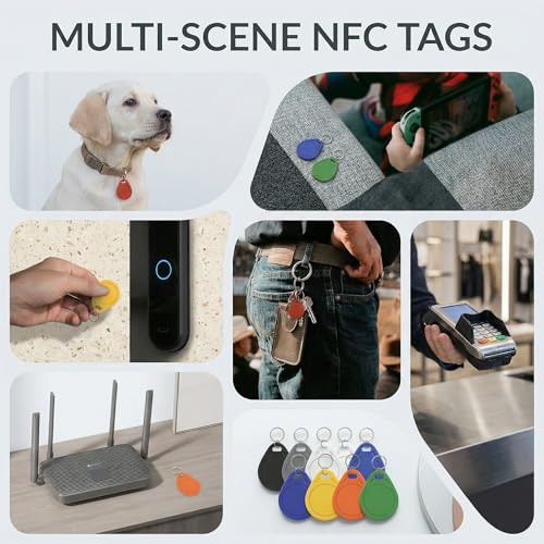 Porte-clés NFC NTAG215 étiquette programmable réinscriptible 504 octets iPhone Android - 6