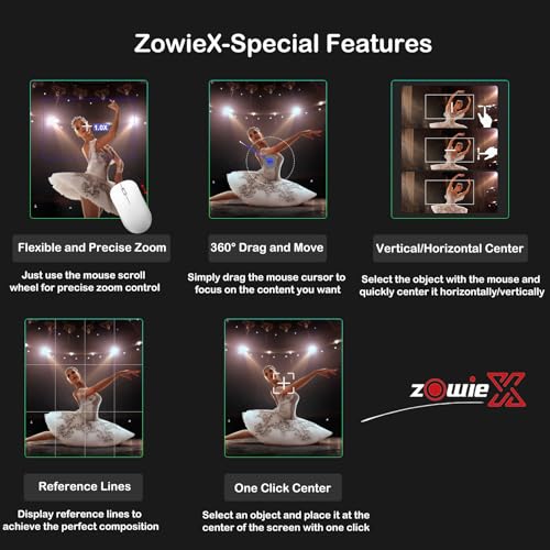 Image of zowietek 4K PTZ Camera(Native NDI|HX3), ZowiePTZ, Ergo-Ease Remote Control, ZowieX APP Manager, 18X Optical+12X Digital Zoom, SDI /HDMI /USB, RTSP /RTMP(s) /SRT Stream, Meeting, Church, Event, Teaching