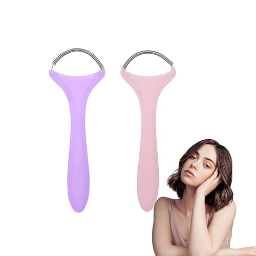 2 unidades de removedor de vello facial, depilación facial para mujeres, removedor de vello facial de primavera, depiladora manual de resorte,