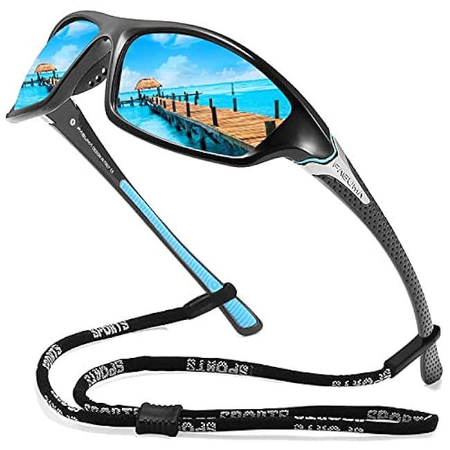 FAGUMA Sports Polarized Sunglasses For Men Cycling Driving Fishing UV400 Protection