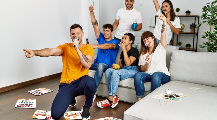 Miniatura 7 de M&J Games A continuación un juego de beber de tamaño real, juego de mesa para amantes de las fiestas, actividad divertida para reuniones de adultos,