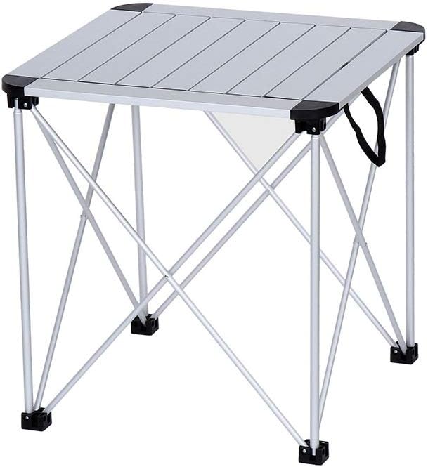 ZHYH Aluminum Folding Table Outdoor Portable Folding Picnic Table Light Barbecue Table : Patio, Lawn & Garden