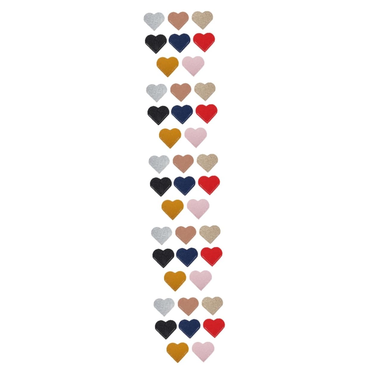 Lurrose 40pezzi Segnalibri Angolari Forma Di Cuore Colorati Per Libri e Album Fotografici Decorativi e Adorabili Per Note e Scrapbooking