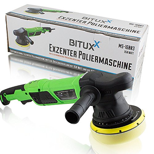 BITUXX® Exzenter Autopoliermaschine Poliermaschine Polierer mit elektronischer Drehzahlregelung 950W BITUXX® Exzenter Autopoliermaschine Poliermaschine Polierer mit elektronischer Drehzahlregelung 950W