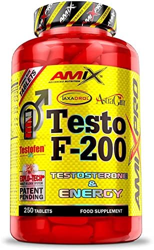 AMIX Testo F-200-250 Tabletas - Suplemento Alimenticio - Aumenta ...