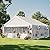 YITAHOME 20x20 ft Party Tent Heavy Duty Wedding Event Shelters Outdoor Upgraded Galvanized Canopy with Large White Roof, Removable PVC Sidewalls & 3 Storage Bags