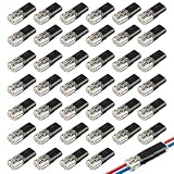40 Stück Auto Kabelverbinder Wasserdicht 2 Polig, Für 12V 18-22 AWG Kabel, Einfacher Und Schneller Steckbarer Kabelanschluss Für KFZ, LKW Und LED-Beleuchtung, Sicherer Schutz Vor Wasser Und Staub