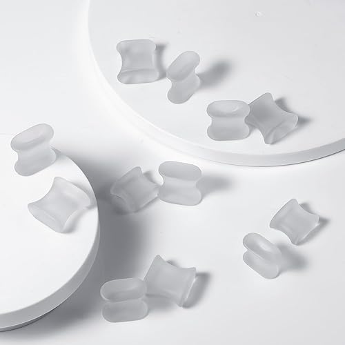 Miniatura 3 de 16 separadores de dedos de gel, alisadores de dedos de silicona suave, cómodos espaciadores de dedos de los pies, para hombres y mujeres,
