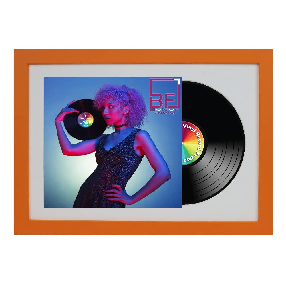 12" Vinyl LP Record and Album Cover Black Frame Memorabilia Wall Art Display