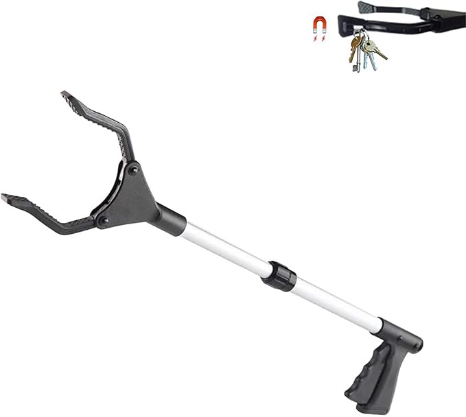 Telescopic Litter Picker Grabber, Aluminium Rubbish Garbage Pickers