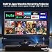 Beamer [1080P Native & Autofokus & 2025 Modell & Integrierte Apps] 4K Support Mini Beamer mit WiFi 6 Bluetooth 5.4 Air Remote Projektor Tragbarer Kompatibel mit HDMI/TV Stick/Memory Stick/Laptop