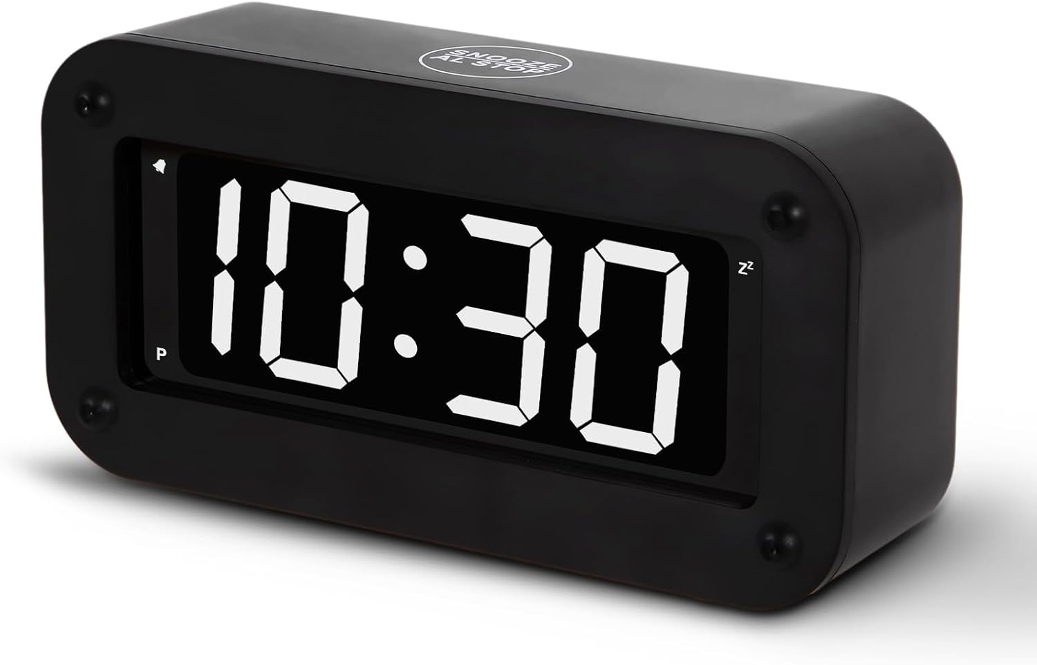 Timegyro Digital Clock Battery Operated LED Display Alarm