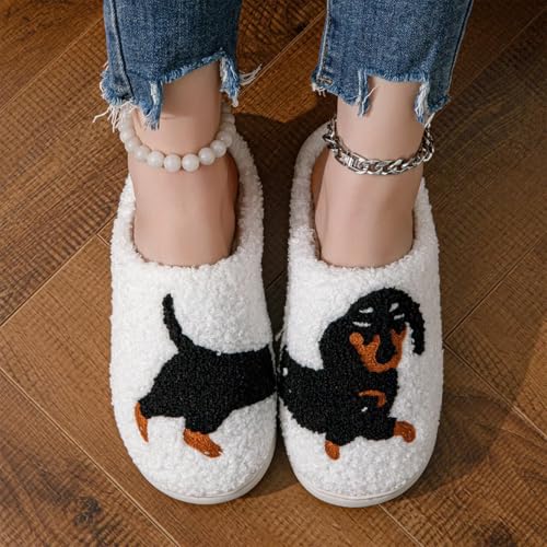 Unisex Meet Me at Midnight Slippers Fuzzy Warm House Slippers Winter Indoor Outdoor Shoes3