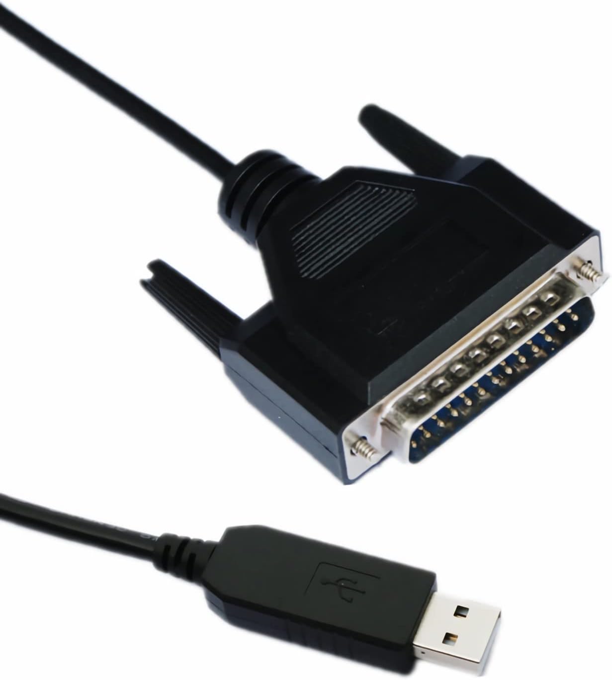 USB to RS232 DB25 Serial Cable for Fanuc CNC DNC Communication, USB CNC Programming Cable DNC Cable for DNCLink Configuration Copy Setting，6ft
