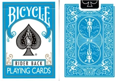 Bicycle Playing Cards, Poker Size, Turquoise Backs
