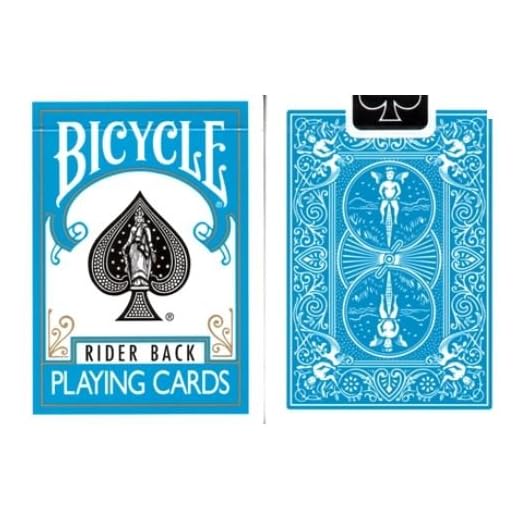 US Playing Card Company - Pokerkarten - Bicycle zurück in Blue Turquoise