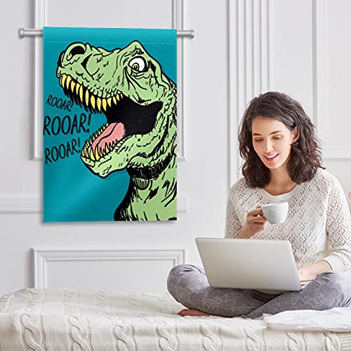 Drapeau de jardin dinosaure résistant double face pour cour et terrasse - 6