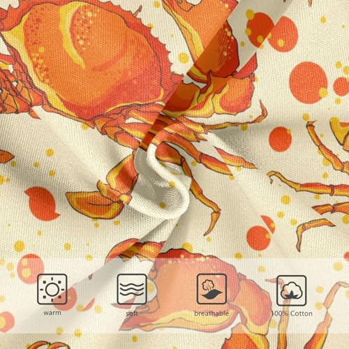 Boys' Underwear Cotton Little Boys Red Crab Briefs Soft Toddler Underwear 2T-8Y3