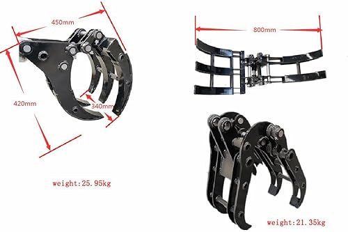 Miniatura 2 de TYPHON Accesorio de agarre para mini excavadoras excavadoras y máquina de maquinaria de oruga