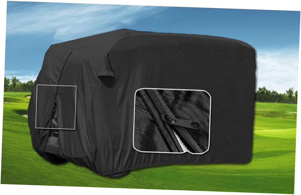 Waterproof Cart Cover Handle Golf Buggy ATV Waterproof Beach Cart Wagon Rain Cover Tey Seat Golf Cart