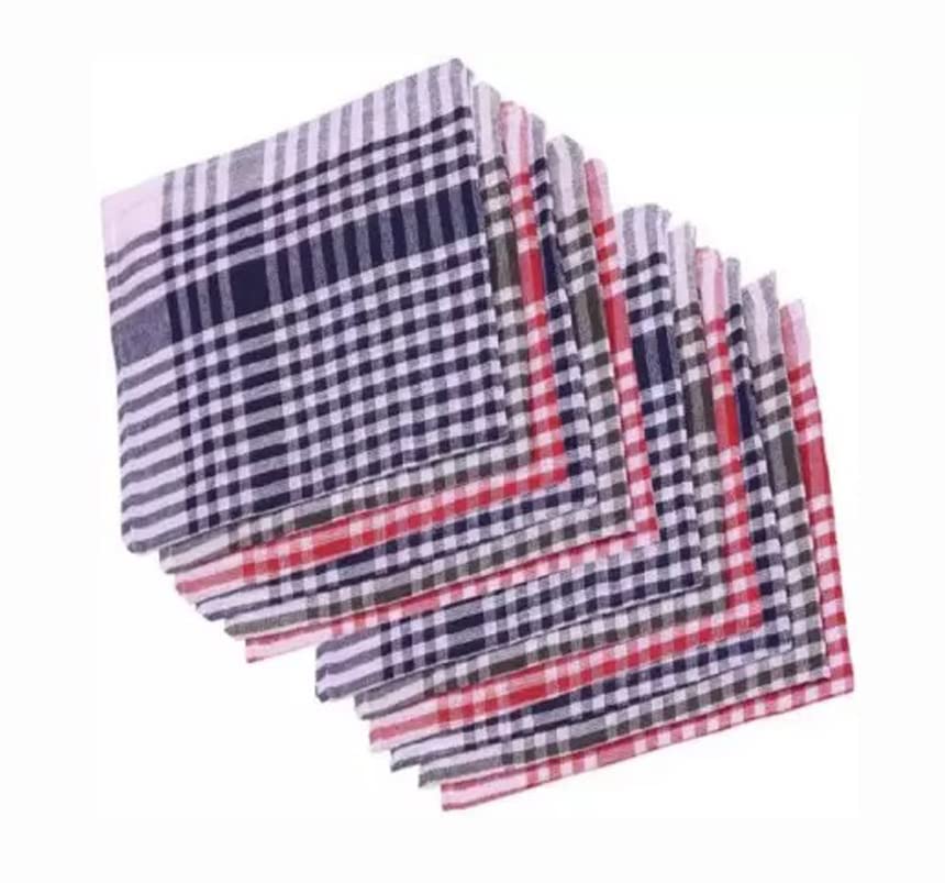 Sheppits Cotton Kitchen Napkins (Pona) for Daily Use | Kitchen Cleaning Cloth - 18x18 Inches (18x18 Inches, 12)