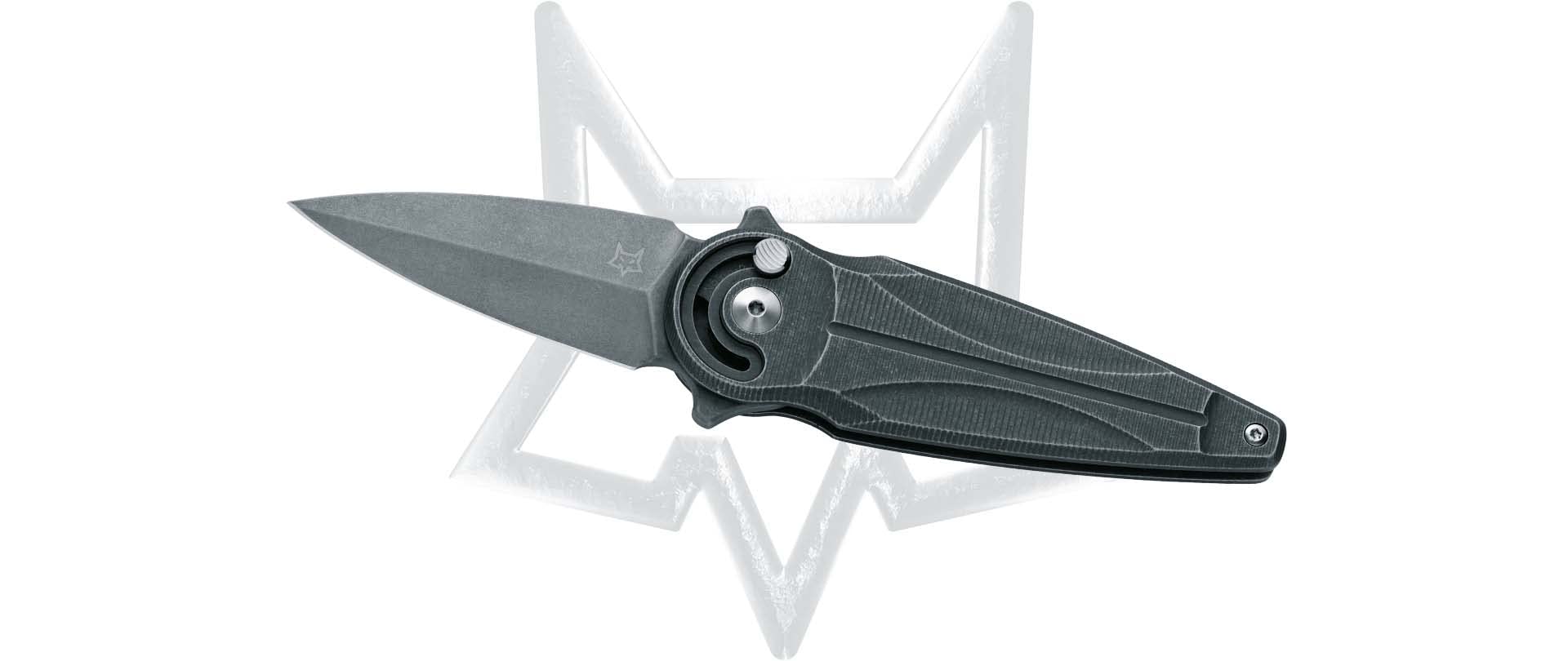 Saturn FX-551ALG Pocket Knife Gray Aluminum and N690Co Stainless Steel FX-551 ALG