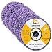 QuickT SDA702K 4 1/2" Rust Paint Stripper Remover Stripping Disc Abrasive Wheel Pad Tool for Angle Grinder - Pack of 5, 7/8" Arbor