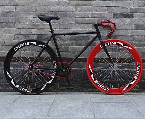 MU Vélo de Route, 26 Pouces Vélos, Dénudés Fixie Système de Freinage, Armature En Acier Haute Teneur En Carbone, Route de Vélos de Course, Pour Hommes Et...