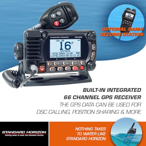 Image of Standard Horizon GX1850 Fixed Mount VHF - NMEA 2000 - Black