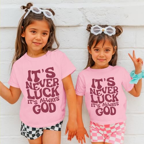 Christian God Shirts Teen Girls Jesus Tshirts for Girls Religious Inspirational Bible Verse Tees Kids 3-12 Tops3