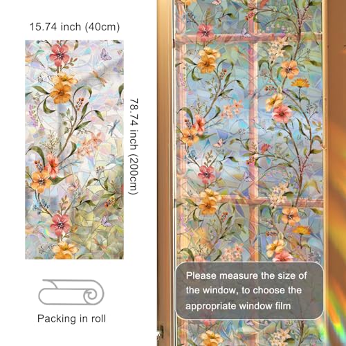 Vinilo decorativo película para ventana 15.74x78.74 pulgadas miniatura 7