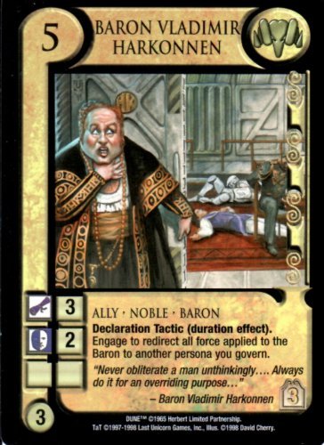 DUNE CCG THUNDER AT TWILIGHT BARON VLADIMIR HARKONNEN 12S at