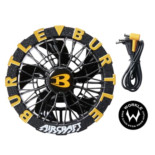 [���[�N��] �o�[�g�� BURTLE 2026�N �t�� 30V �� �t�@�� �G�A�[�N���t�g �f�o�C�X �􂦂� 120���b�g�� ��ƕ� ��ƒ� �I���W�i���X�e�b�J�[�t�� AC10-1 AC10-2 (72.���^���b�N�S�[���h, F)