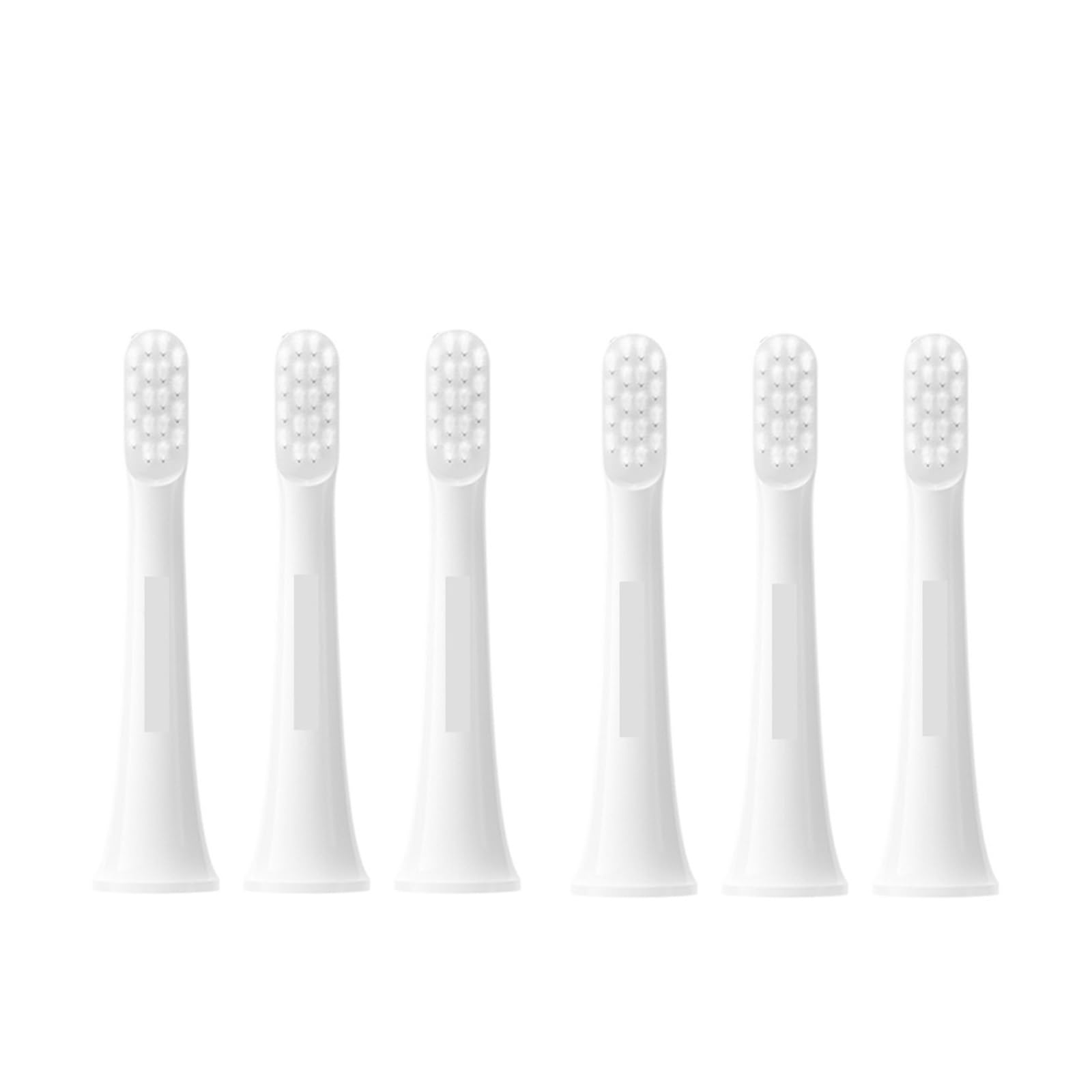 Cabezales de repuesto for cepillos de dientes, compatibles con Mijia, | Cabezal de cepillo de dientes eléctrico sónico T100 T200 T200C T300 T301 T302 T500 T500C T700 piezas(Mijia T100 6PCS)