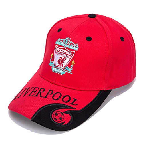 DanielFelix Liverpool F.C. -Embroidered Authentic EPL Adjustable Red Baseball Cap